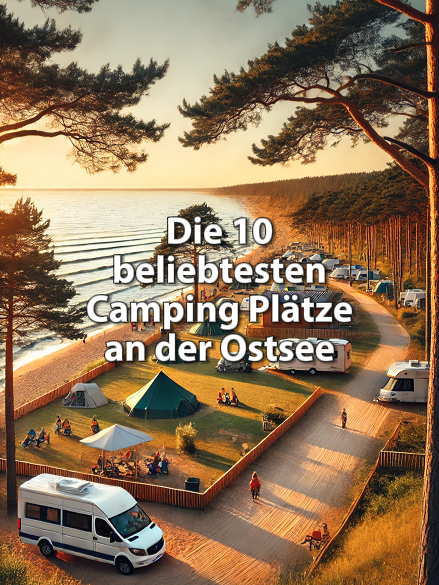 Die 10 beliebtesten Campingplätze an der Ostsee. #camping #ostsee #deutschland