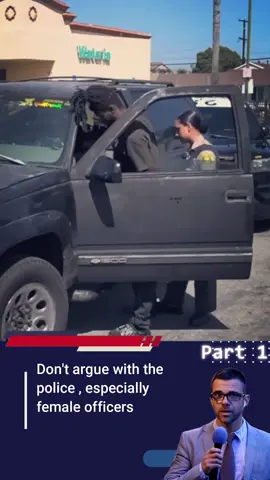 Part 1 - Don't argue with the police, especially female officers #bodycam #police #policeofficer #cops #news 
