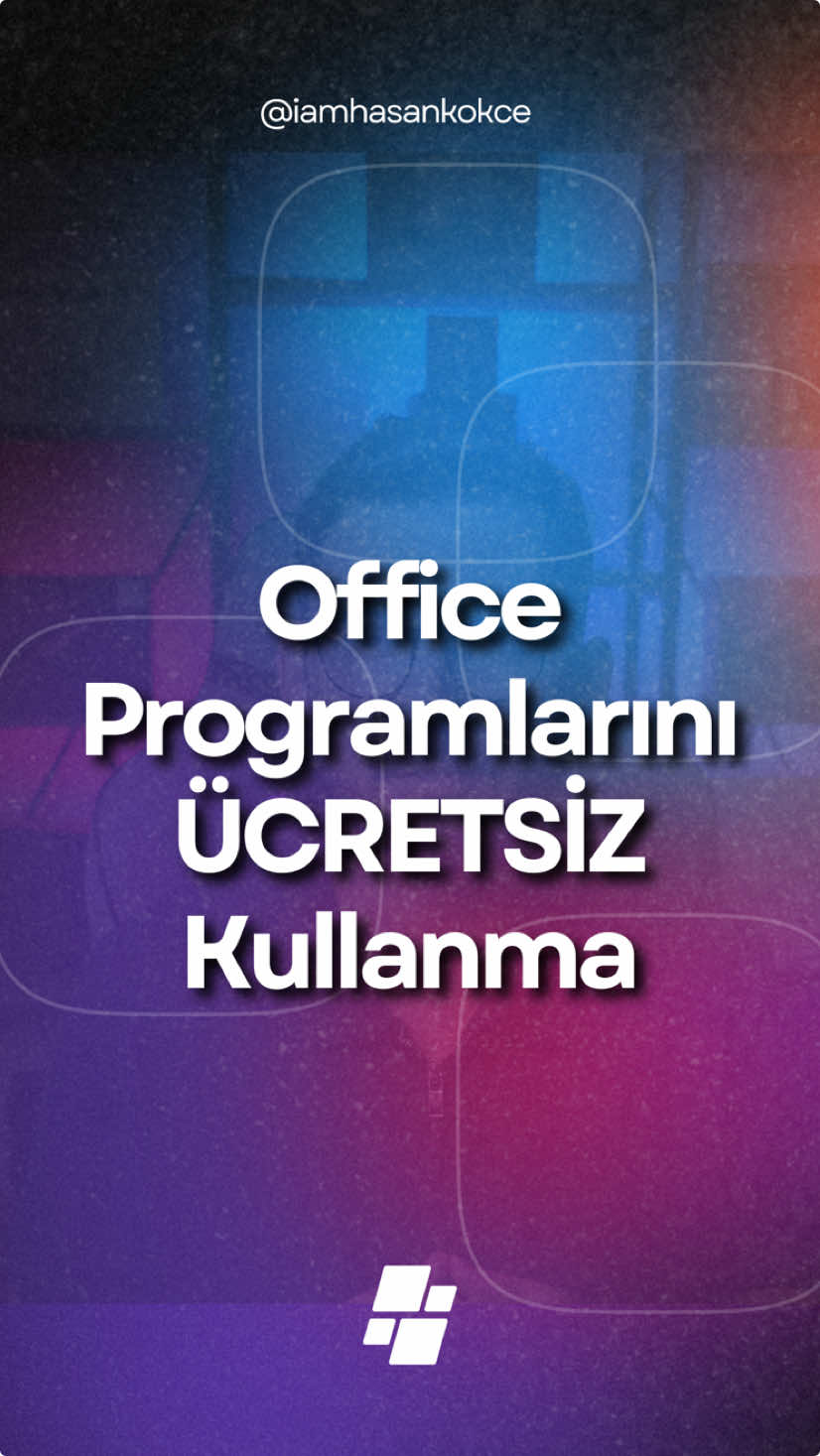 OFFİCE PROGRAMLARINI ÜCRETSİZ KULLANMA Bildiğiniz gibi word, excel tarzındaki office programları ücretli ve gerçekten pahalı ürünler. Tabi ki 3.parti uygulamalar ile bunları kullanabiliyorsunuz fakat yasal yoldan da SINIRSIZ ve ÜCRETSİZ kullanabileceğinizi biliyor muydunuz? Bu yöntem ile sadece internet bağlantısı ile office programlarını kullanabilirsiniz. Daha fazla bu tarz içerikler için takip etmeyi UNUTMAYIN