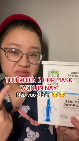 =))))) cuối cùng toi cũng có hộp màu vàng rồi nhá #wonjin #mask #matna #trending #xuhuong #skincare 