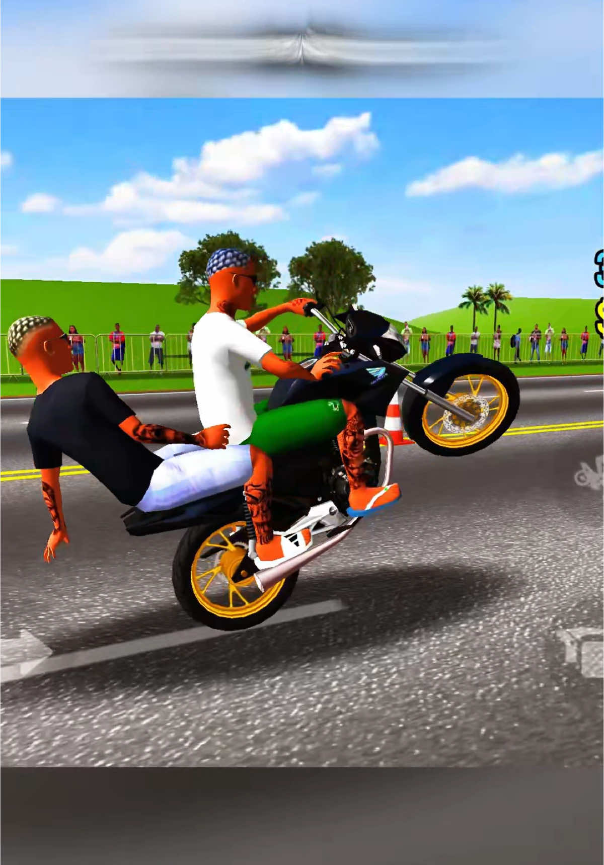 Nova Atualização Moto Wheelie 3D com textura no Capacete e+ 🔥 #jogosmobile #fy #fyp #foryou #grau #viral #favela #fypシ゚ #244 #motowheelie3d #viral_video 