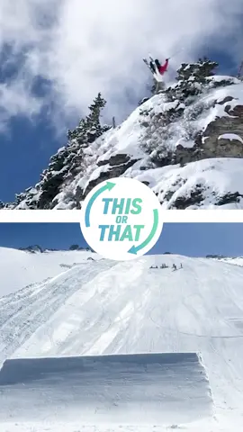 Who you got in the battle of the mountain? #powder #slopes #snow