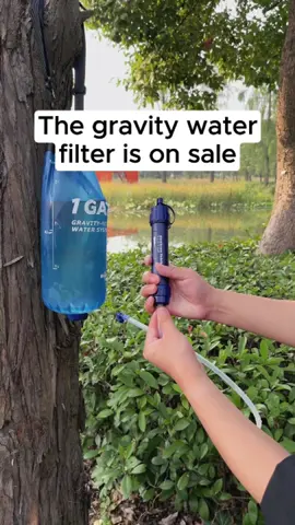 This gravity water filter is on sale.#membranesolutions #waterpurifier #prepare #emergency #survival #tiktokshop 