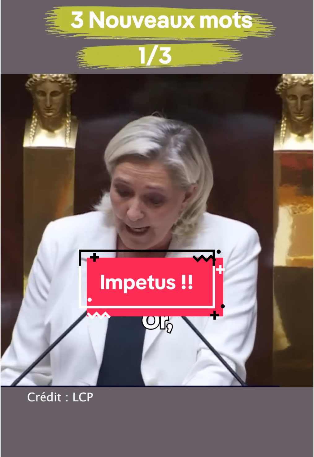 3 nouveaux mots à caser pour impressionner ! #mots #languefrançaise #expressionsfrançaises #apprendresurtiktok #apprendrelefrançais #sinformersurtiktok 