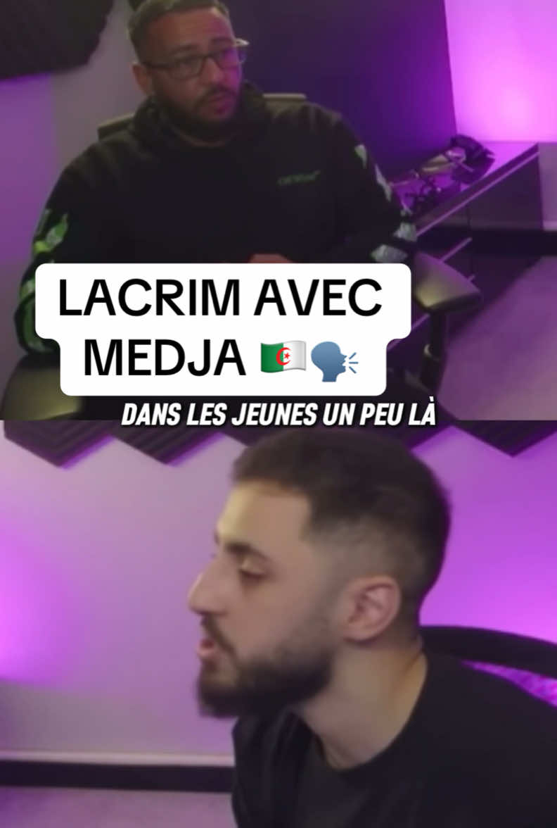 Lacrim avec Medja 🇩🇿🗣️ #lacrim #dzair🇩🇿 #rap #rapfr #pourtoi #fyp 