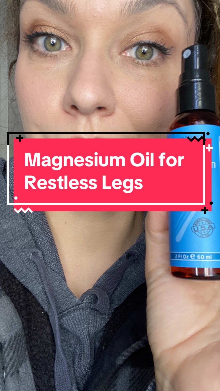 Magnesium oil spray has been the best thing for my restless legs. Using Magnesium oil spray at night before bed has made a world of difference. Check out the magnesium spray by Seven Minerals to finally put those restless legs to sleep. #creatorsearchinsights #magnesiumoilspray #restlesslegsyndrome #goodnightsleep #healthyliving #sevenmineralsmagnesium #magnesiumbenefits #magnesiumspray 