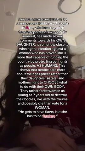 Watching women vote for him makes me absolutely sick #fyp #fypシ #election2024 #kamala #kamalaharris2024🇺🇸💙 #timwalz #trump #trumpforprison #trumpsucks #labor #women #womenempowerment #womenrights #abortionrights 