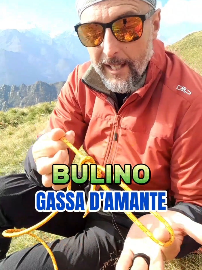 🪢 I nodi sono affascinanti, come tutte le cose semplici e geniali! #nodo #bulino #gassadamante #corda #fisica #forza #alpinismo #lacuriositàètutto 