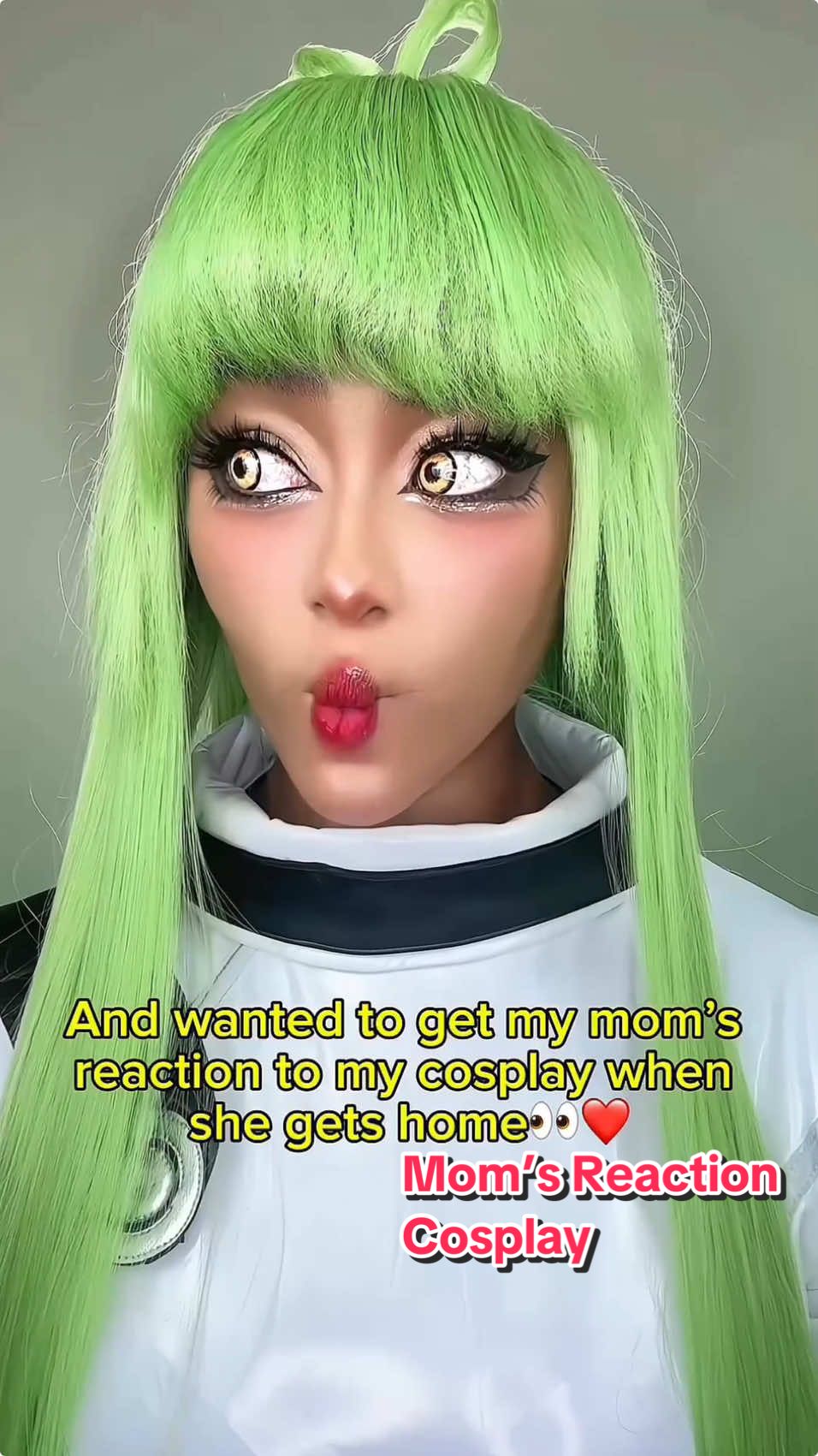 I love messing with her😌😂Getting my mom’s reaction to my cosplay😂💀Almost forgot about this video😂 #princesssachiko #sachi_hime96 #cececosplay #c2cosplay #codegeasscosplay 