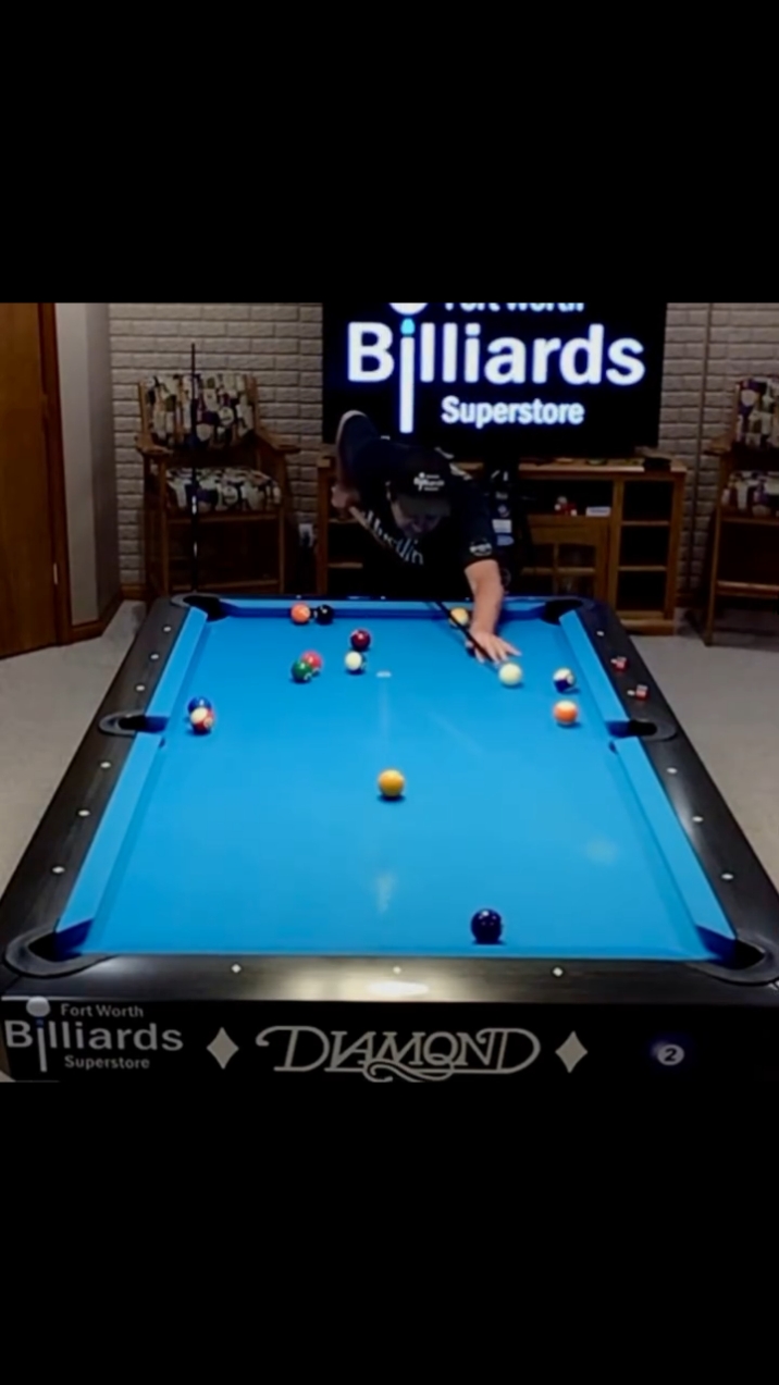 Not so bad #trickshot #pool #highlights #billiards #9ballpool #9ball #snooker #break #8ballpool #skills 