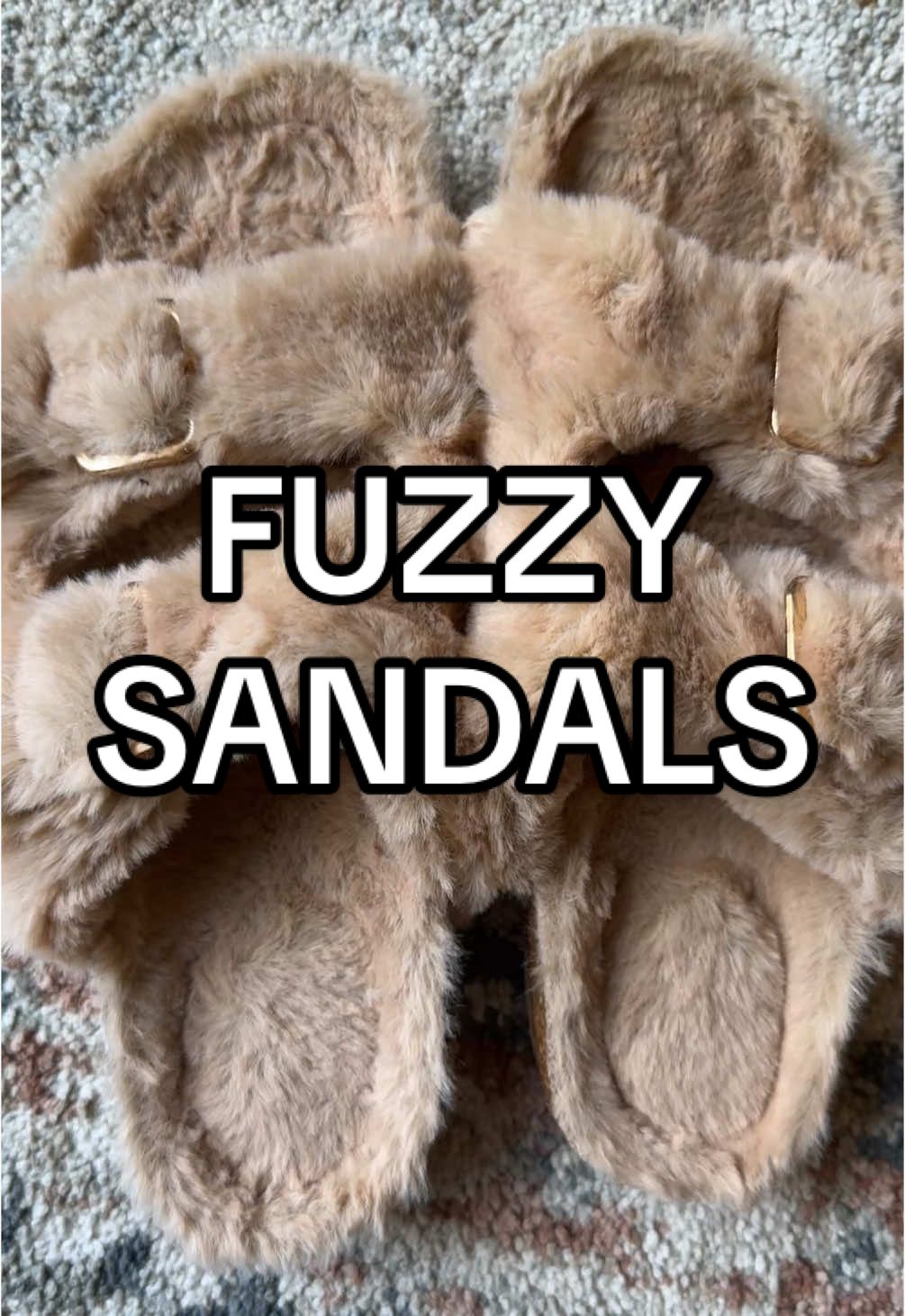 Have you ever seen fuzzy sandals!? Well, now you have!!! 🤩 these are so cute and cozy!! @FTR fashion shoes shop #TikTokShopBlackFriday #TikTokShopCyberMonday  #FallDealsForYou #TikTokShopHolidayHaul  #tiktokshopfinds #womensshoes  #TikTokShop #fuzzyslippers #comfysandals #comfyshoes #DoMoreInAYear 