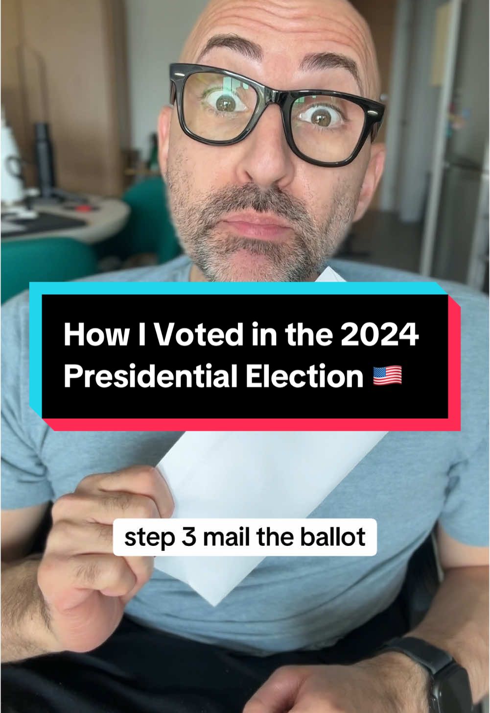 How I Voted in the 2024 Presidential Election 🇺🇸 #election #USA #vote #VoteTiktok #KamalaHarris 