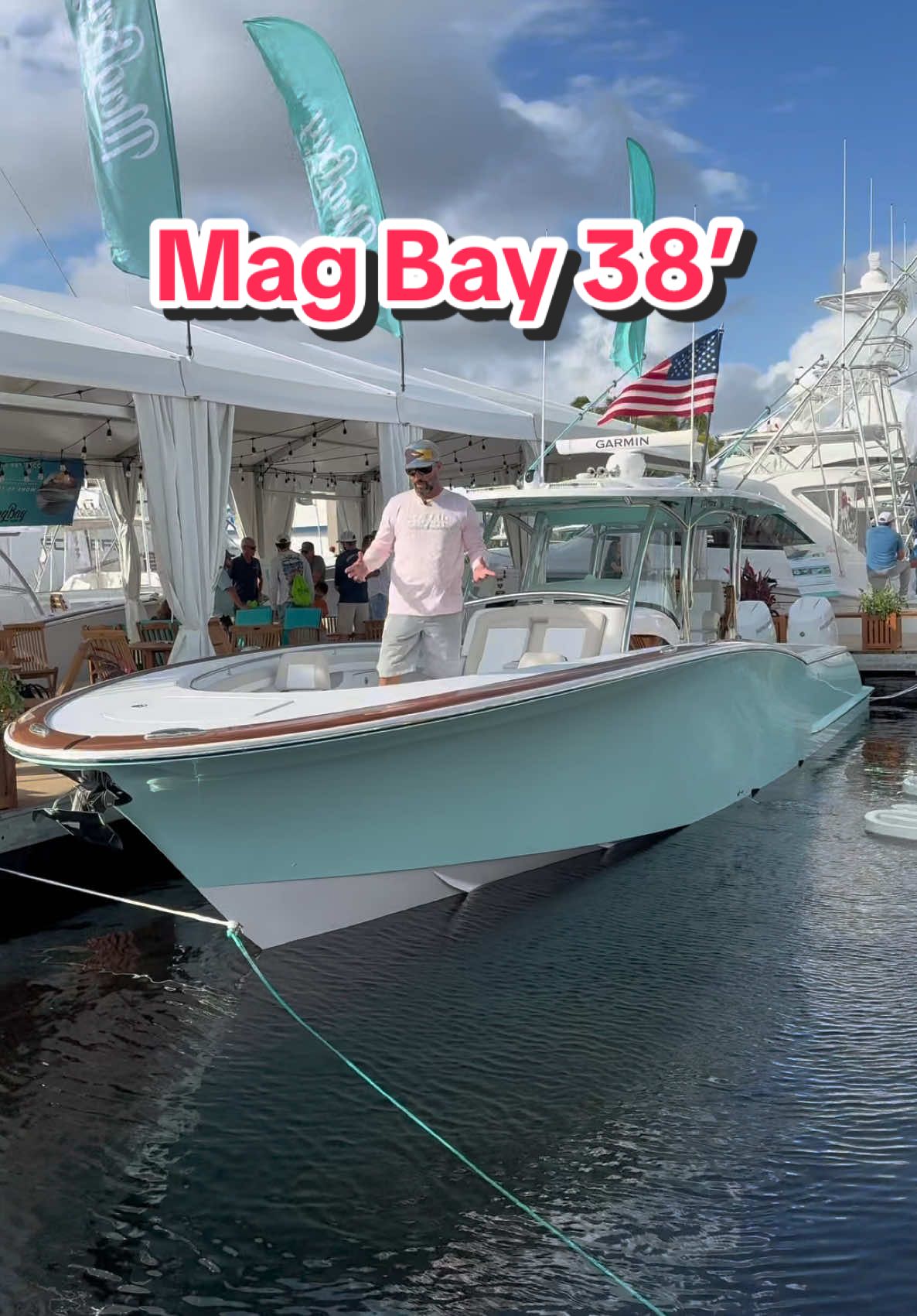 BEST IN SHOW!  The Mag Bay 38’ is absolutely gorgeous.  Easy to see why it won this prestigious award at FLIBS.  Are you a fan?  #CenterConsolesOnly 