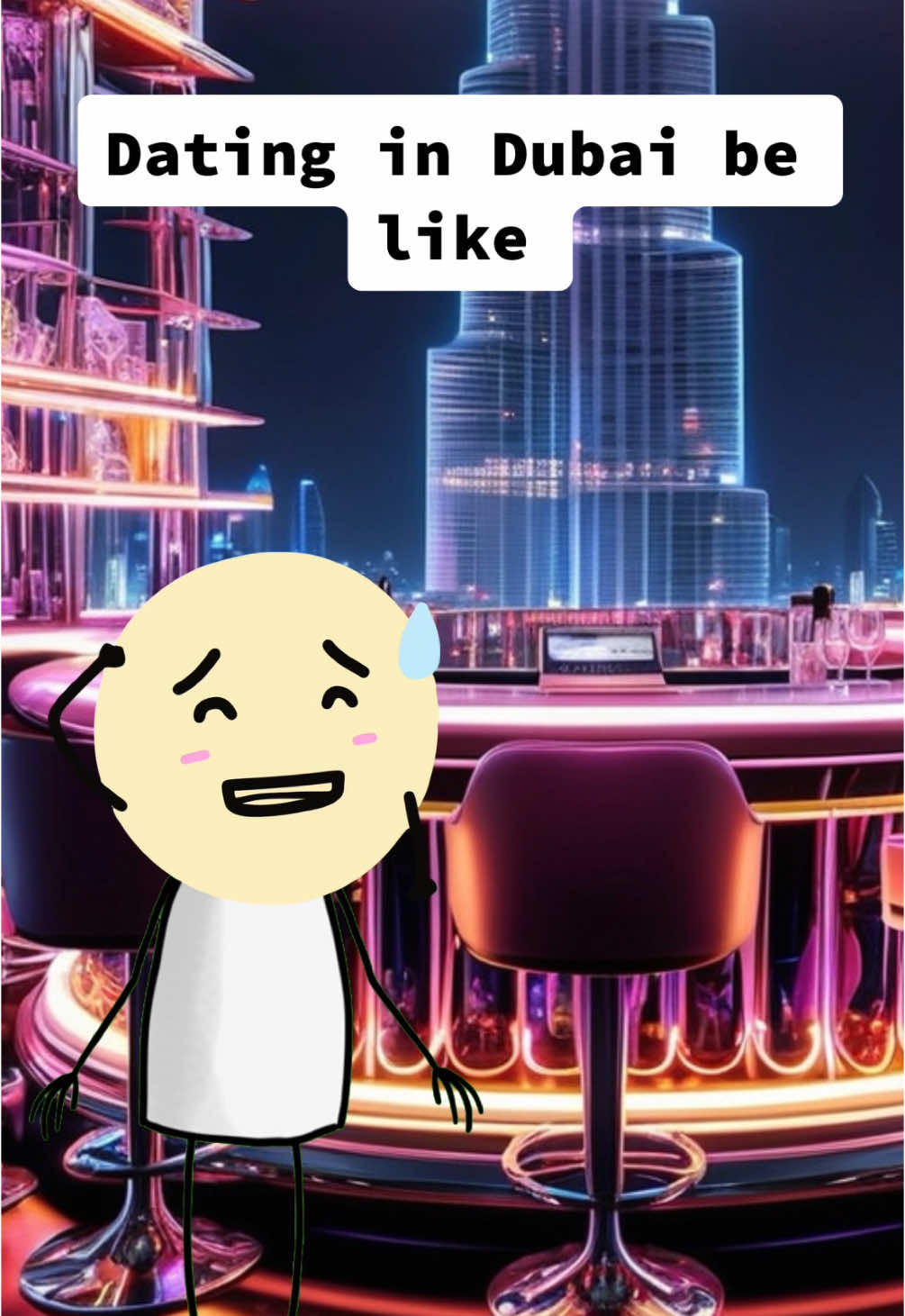 Dating in Dubai be like…………. #dubai #uae #nightlife #dating #funny 