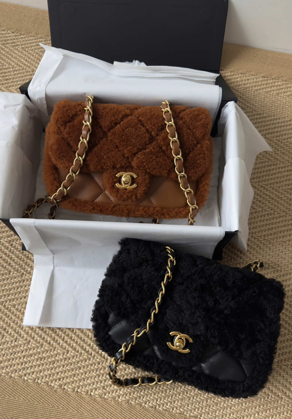 Is it acceptable to buy this shearling bag in every colour? Asking for a friend 🤭 #chanel #chanelbag #chanelfw24 #fw24 #luxurybag #personalshopper 