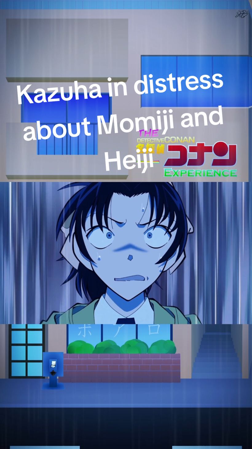 Taking advantage of Kazuha's distraction, Momiji intensifies her pursuit of Heiji. Meanwhile, Inspector Kuroda, a seasoned police officer, offers his expert opinion on the police characters in the movie script. Episode: 1135-1136 (21. September 2024) Title: 	大岡紅葉の甘い罠 Manga Chapter: 1088 - 1091 (2. März 2022) By Gosho Aoyama #detectiveconan #名探偵コナン #detektivconan #CaseClosed    #conanedogawa #edogawaconan  #kudo   #赤井秀一  #毛利蘭  #世良真純  #goshoaoyama #青山剛昌 #murdermystery2 #鈴木園子  #murdermystery   #crimestories #crimestory #thriller #mystery #Anime #manga #action #suspense #crime #drama  #police #detective  #deception #disguise #kudoshinichi #shinichikudo  #工藤新一 #whodunnit #detective #shonen #shock #surprise  #Flashback  #investigation  #secretanimesociety #animeclips  #animetiktok #animefyp #oldanime #shonen #sherlock #羽田秀吉  #crime #crimestories #crimecase  #criminal  #sherlockholmes #バーボン #hattoriheiji #heijihattori #heiji #服部平次 #平次  #ranmori #moriran #毛利蘭   #schooltrip  #tokyo #kazuhatoyama #honeytrap  #toyamakazuha #遠山和葉 #mugaiori #iorimuga #伊織無我 #大岡紅葉 #momijiooka #ookamomiji #kogoromori #morikogoro #毛利小五郎 #kuroda  #黒田兵衛 #kurodaryuhei 