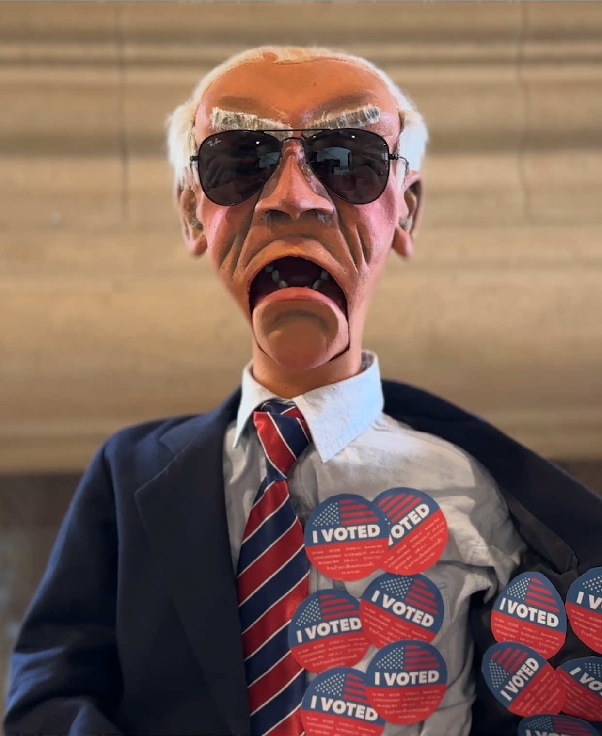 It’s Election Day, and President Walter Biden (remember him?) has a VERY… uh, important message for you before you head to the polls! Then, see what Walter has to say about this year’s presidential race—he’s convinced he knows exactly how you should vote. Watch now, then get out there and make your voice heard! 🔴 Link in bio! #JeffDunham #election #2024 #Trump #Harris #Biden  #president #vote #politicalhumor #fyp 