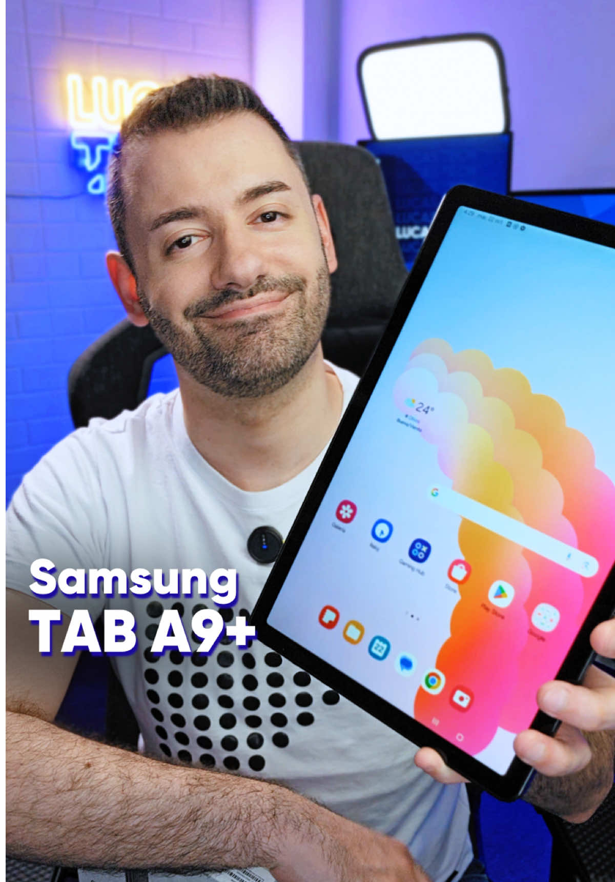 ¿Va la línea A de tablet Samsung? Yo tengo una para lectura, multimedia, reuniones. Contame tu experiencia si tenés alguna. Esta Galaxy Tab A9+ la puso en oferta @Dellorean hasta el viernes por el #CyberMonday #descuento #oferta #tabletsamsung #taba9 #galaxytab