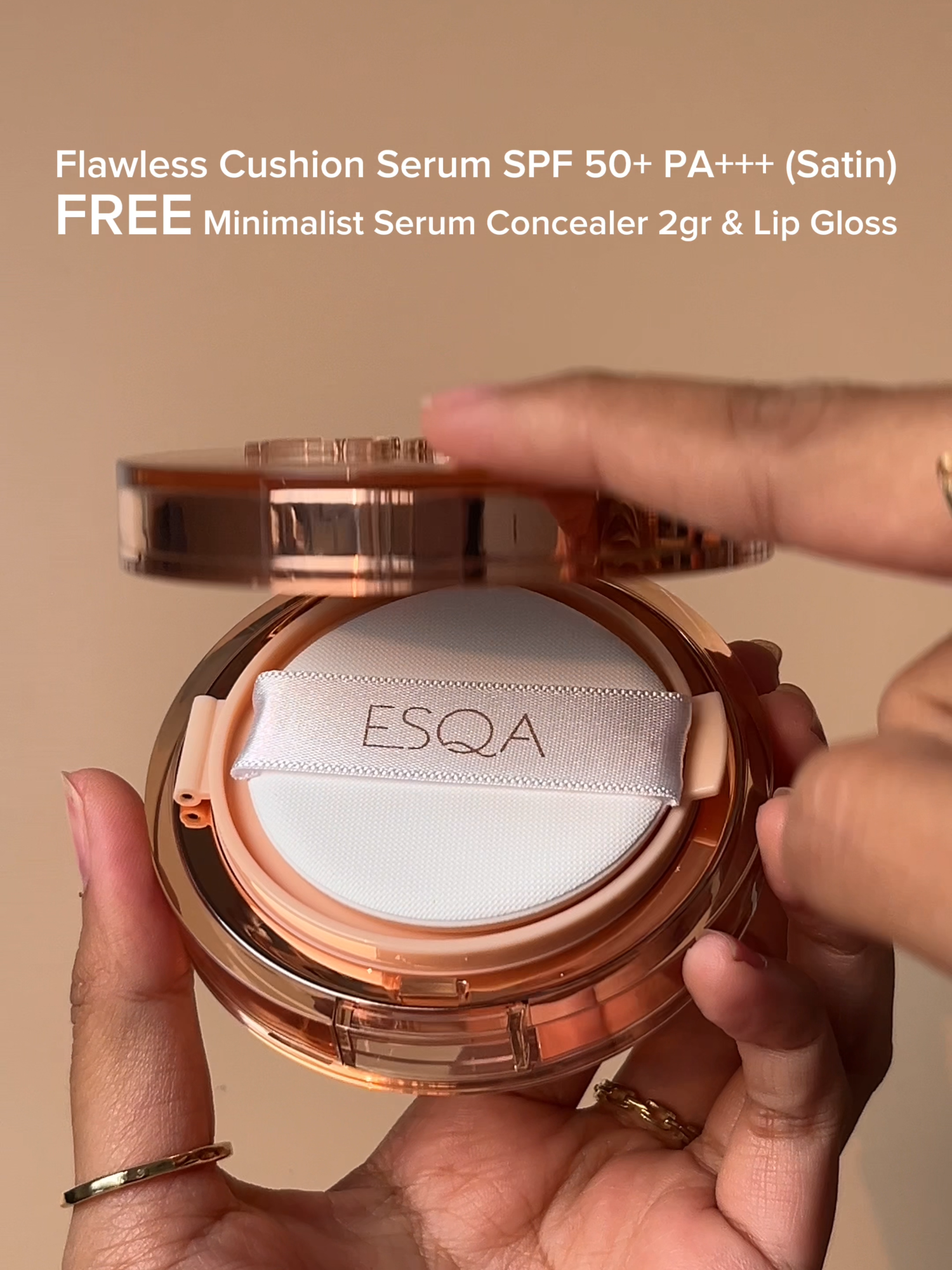 Buy 1 GET Minimalist Serum Concealer 2gr + Lip Gloss?! What a deal, right? Check out sekarang, 3 products only 169K! #esqaddict #esqacosmetics #promoguncang1111 #guncang1111 #BUY1GET3