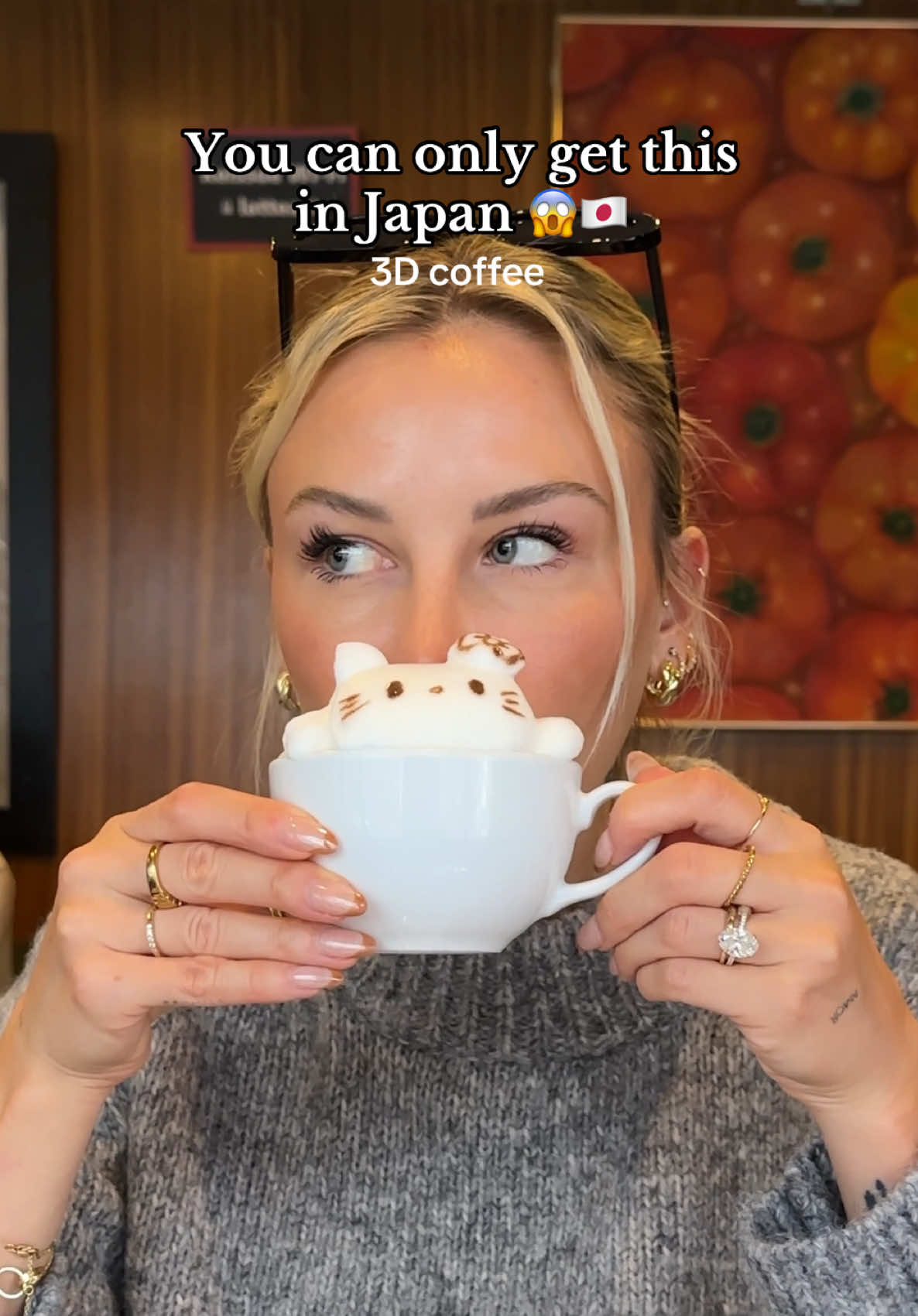 The coolest coffee I’ve ever had in my life 😱 this 3D cafe in Tokyo is such a fun place to spice up your coffee game. Not only the coffee tastes amazing but also you get to see your favorite character, people or animal on your cup. Definitely a must visit it you come to Japan ! 🇯🇵 #tokyo #japan #cafeteria #cafe #coffee #coffeetiktok 