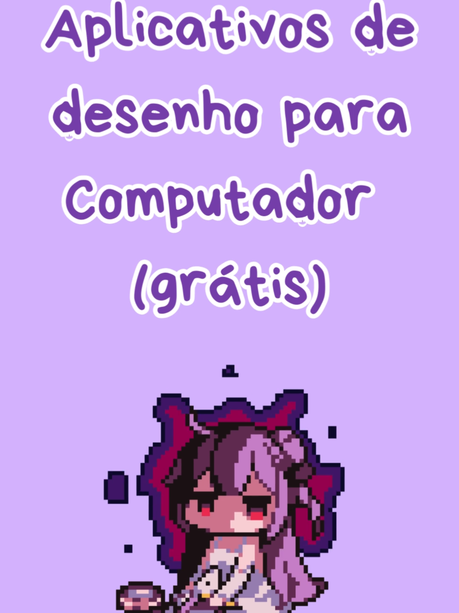 ⁘ Aplicativos de desenho para PC! 🎨 ⁘ Drawing apps for PC! 💕 . . . . . #fyp #foryo #v #video #viral_video #anime #draw #drawings #estilo #styletipsforpetite #styleinspo #artedigital #arte #estilodedesenho #dicas #tutorialmakeup #tutorials #tutorial #tuto #kidcore#aplicativos #pc #computadoras #krita #medibang #painttoolsai
