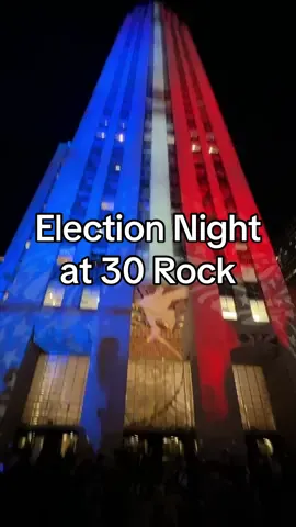 Come to Democracy Plaza at 30 Rock with me!🇺🇸 @NBC New York #election #fy #foryou #democracy #nbc #nyc #election2024 #newyorkcity @Rockefeller Center 