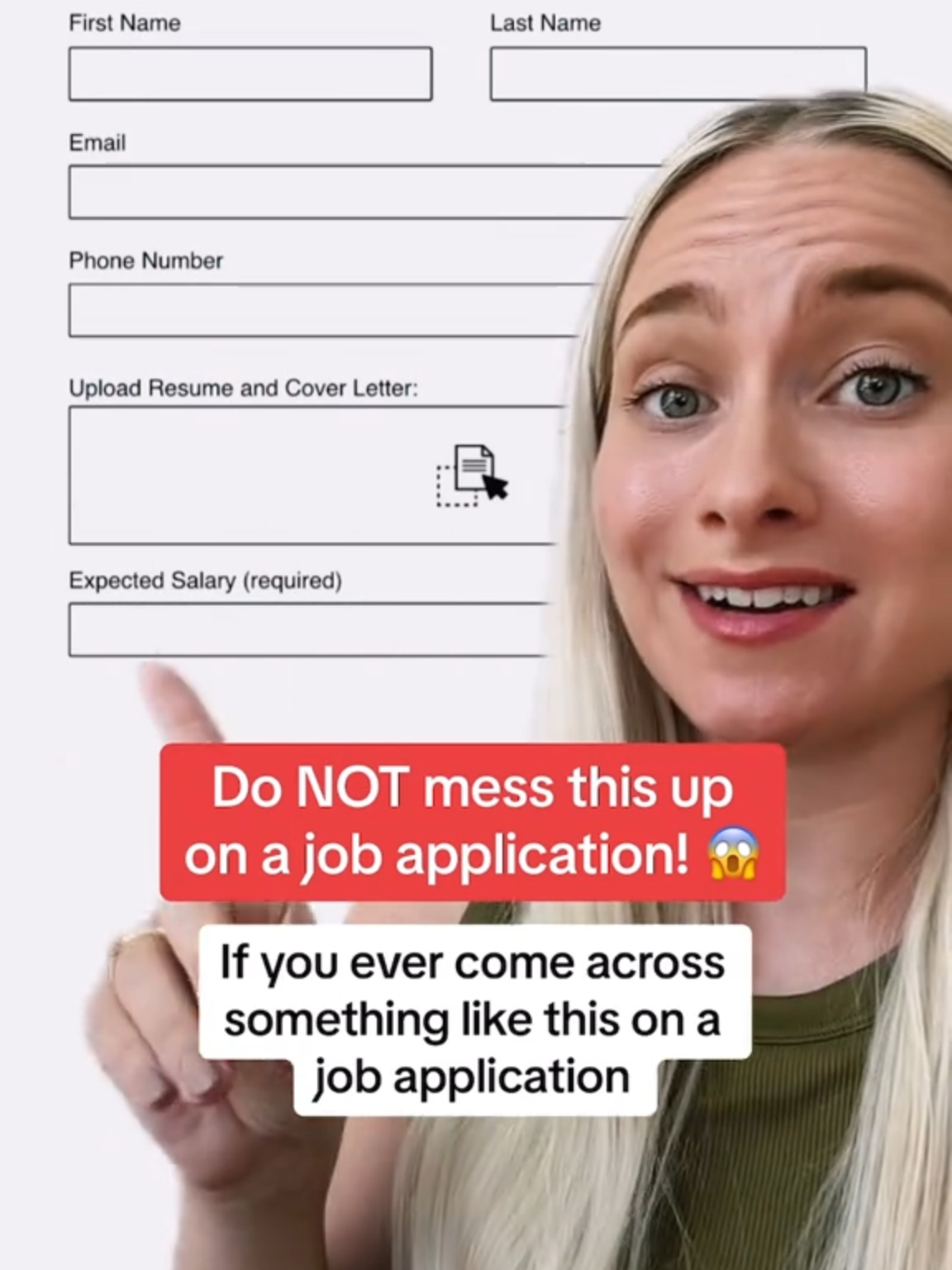 Don't let this stump you, here's how to fill it out ✍🏼 #careeradvice #careerhelp #jobapplication #salaryexpectations