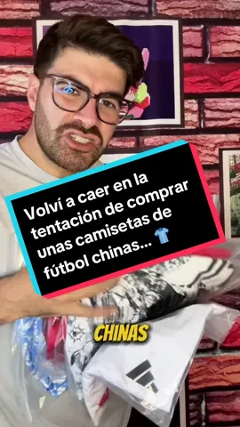 Volví a caer en la tentación de comprar unas camisetas de fútbol chinas… 👕 #futbol #jerseys #TikTokDeportes 