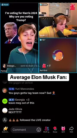 #parker #dean #tiktoklive #fyp #election #elonmusk 