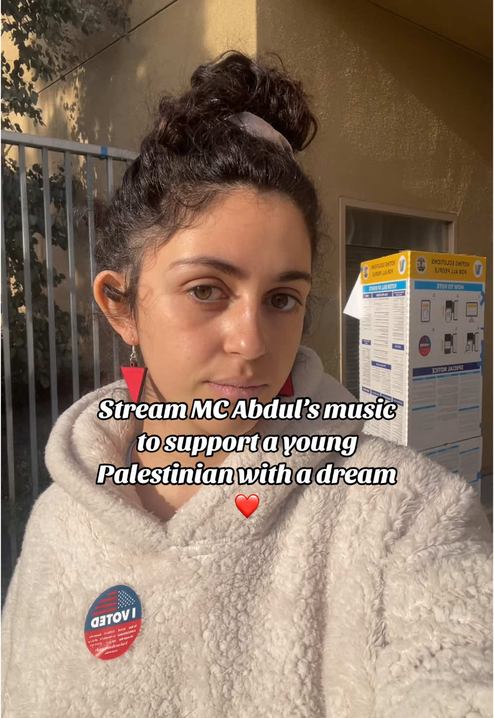 I hope you all got a chance to cast your vote today 💛 stream MC Abdul’s music and support a young 🇵🇸 man’s dream. 