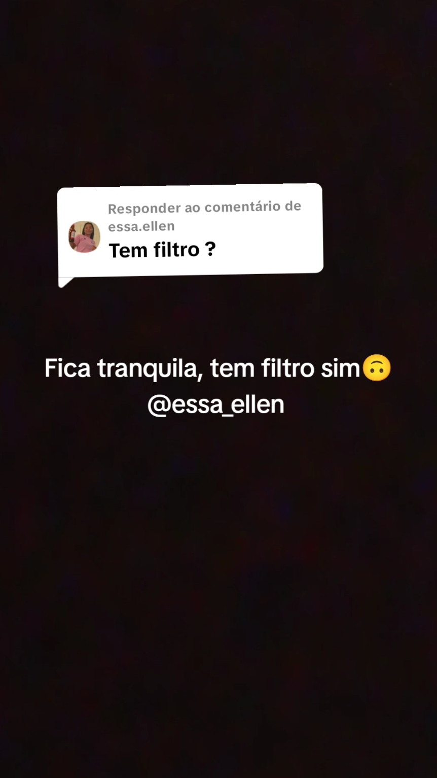 Respondendo a @essa.ellen 