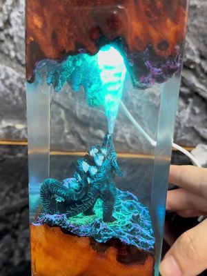 Resin Art Lamp Christmas Gift- (H88) Code For 20% OFF