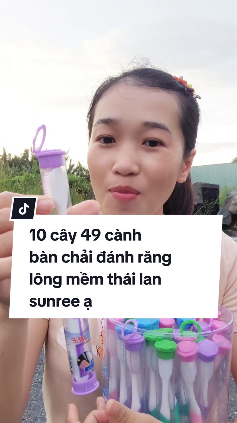 Trả lời @ngochan.baoboi  10 cây bàn chải đánh răng lông mềm thái lan sunree có 49 K ạ, còn vài suất hết ưu đãi nhanh tay mấy anh chị ơi #xuhuongtiktok #ngochanmebaoboi #banchaidanhrang #banchaithailan #banchaidanhranglongmem 