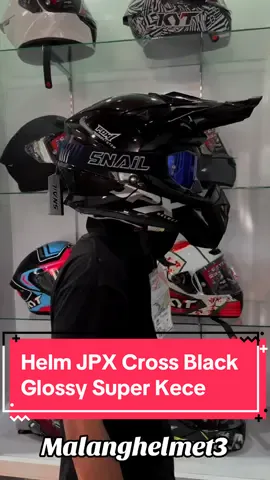 Promo JPX Cross Black glossy SUPER KECE Cek keranjang kuning #helmetloverindonesia #jpx 