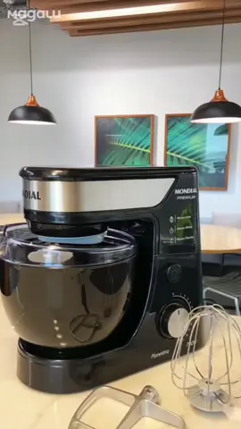 🎂 Transforme sua cozinha com a Batedeira Planetária Mondial 700W! 🍰  Com 12 velocidades e potência de 700W, ela é perfeita para preparar de tudo – dos bolos mais fofinhos às massas pesadas de pão! 🍞  Com design moderno, garante mistura homogênea e rapidez para suas receitas ficarem ainda mais deliciosas!  👩‍🍳🍫 Aproveite para elevar suas criações na cozinha!  #BatedeiraMondial #Praticidade #receitasdeliciosas #fyp #casa #cozinha #eletrodomesticos
