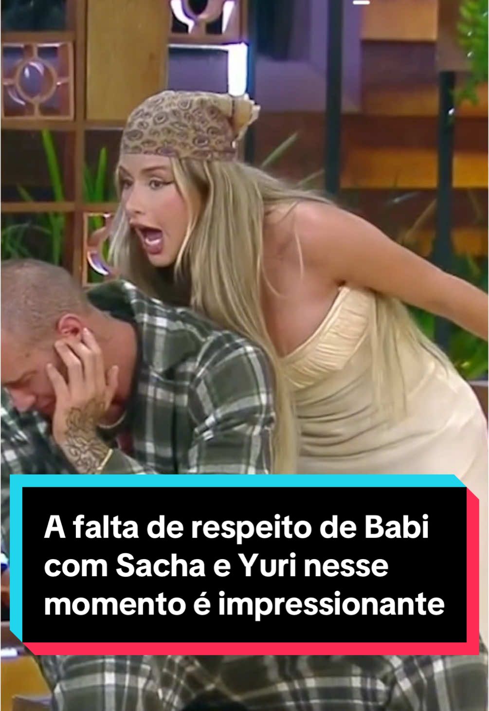 A falta de respeito de Babi com Sacha e Yuri nesse momento é impressionante #afazenda #afazenda16 #babimuniz #yuribonotto #sachabali 