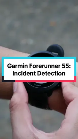 Safety first, even when you're on the go!🚶‍♂️#garmin #garminph #smartwatch #forerunner #forerunner55 #health #Fitness #wellnesstok #sports #sportswatch #watches 
