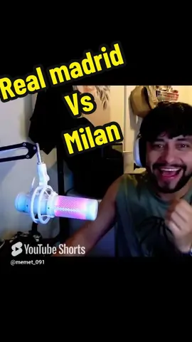 ¡Sobreviví los 90 minutos del #realmadrid vs  #milann y perdí la cabeza! #Soccer #fyp #viralvideo