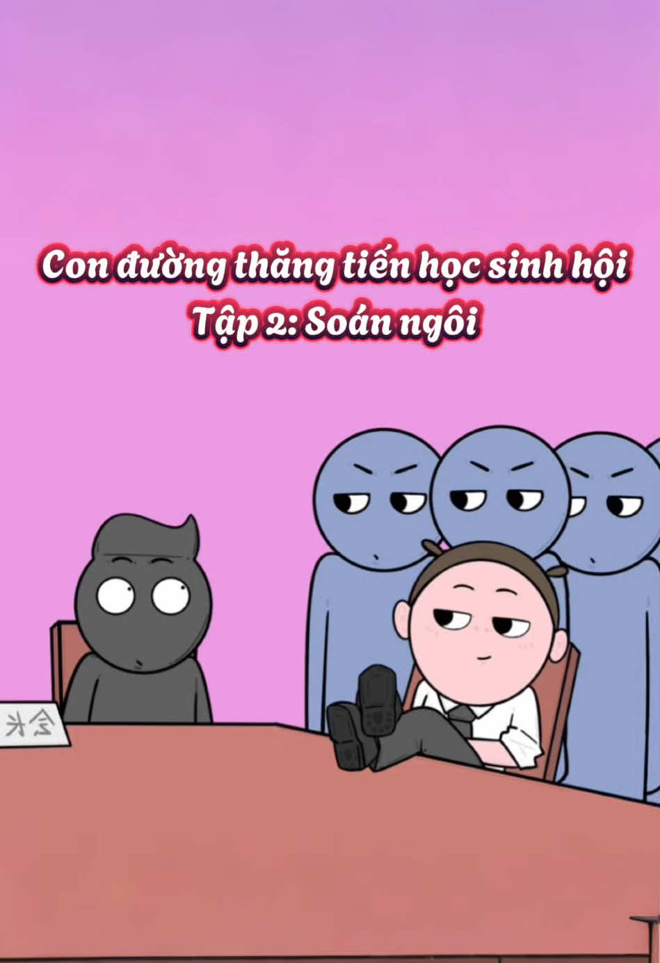 Con đường thăng tiến học sinh hội | Tập 2 - Soán ngôi #hoathinh #vietsub #animation #fyp #haihuoc #cinosubber 