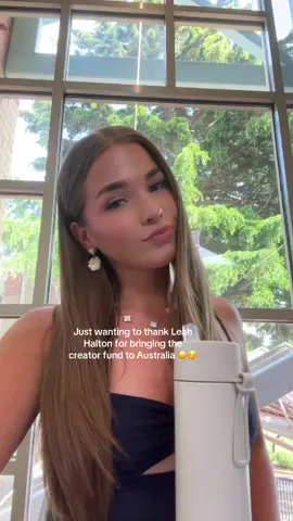 @leah halton thank you pookie 🥹 . . . . #creatorfund #leahhalton #fyp #tiktok