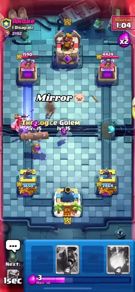 Mirror 2.6 🐷🔨☠️ #clashroyale #proplayer #satisfyingvideo #skil #sparky #montapuercos #supercell #hogcycle #fyp