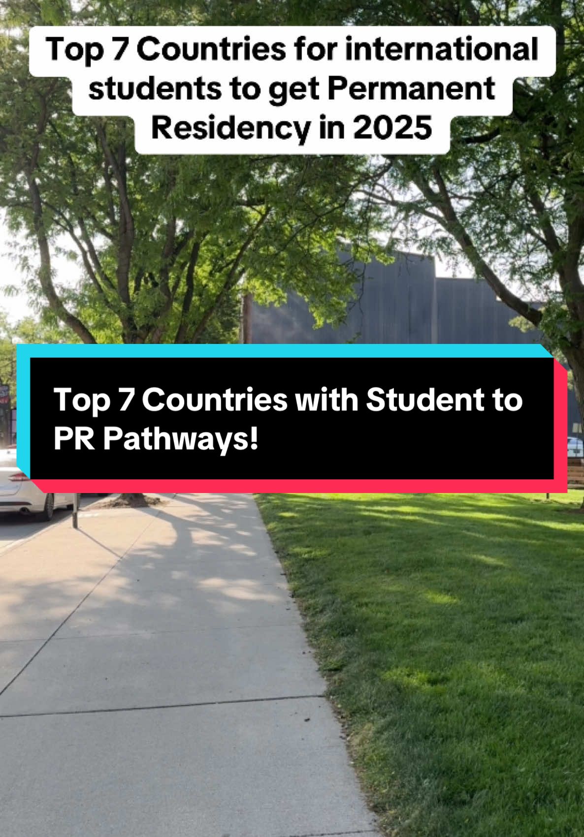 Study Abroad to PR: Top 7 Countries with Student to PR Pathways! 🎓✨ Dreaming of studying abroad and transitioning to permanent residency?  These 7 countries offer some of the best opportunities for international students to achieve PR status after graduation. Whether it’s Canada’s friendly PGWP, Australia’s Skilled Migration Program, or Finland’s unique job-seeking permits, each destination has its own advantages. Why This Matters: Studying in these countries can be more than just an educational experience—it can be the first step towards a new life, complete with job opportunities, community, and a secure future. Quick Tips for Success: •	Plan Early: Know the PR pathways before you even start your studies. •	Build Work Experience: Leverage post-study work permits and related opportunities. •	Understand the Process: Familiarize yourself with application timelines and eligibility criteria to increase your chances. Looking to learn more or need tips on how to apply?  Check out my bio for resources and guides to make your study-to-PR journey smoother! 📲 Follow @explorewithfestus for more insights on international study programs, scholarships, and immigration tips! 🌟 Disclaimer: This information is based on personal research and experience. Always verify with official sources. #StudyAbroad #PermanentResidency #InternationalStudents #ExploreWithFestus #StudyToPR #GlobalOpportunities #FYP