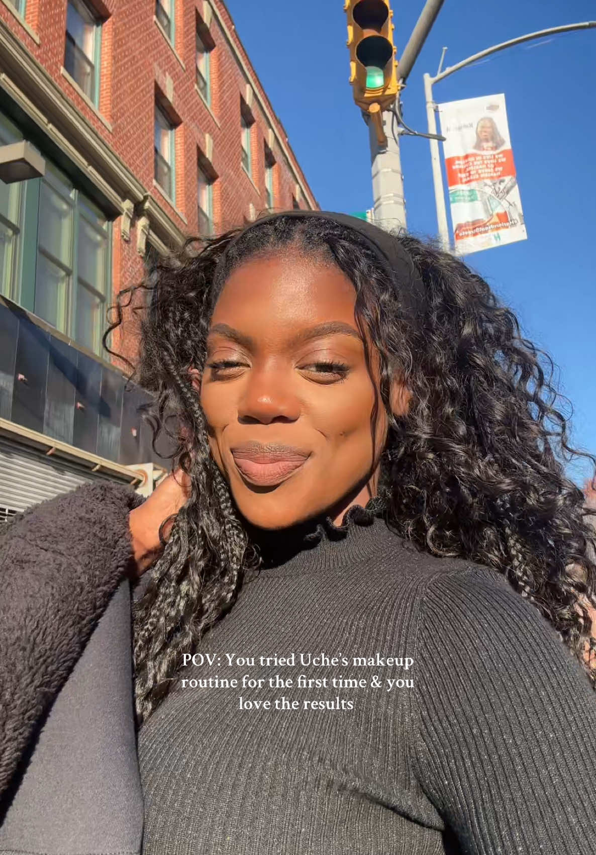 I need more practice, but we’re gonna get there🤞🏾 #relearningmakeup #makeup #uche #uchemakeuptutorial #beauty 