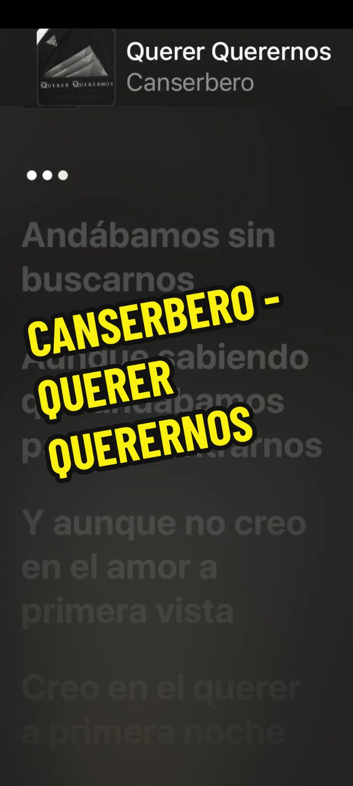 Respuesta a @diana_casado  CANSERBERO - QUERER QUERERNOS  #canserbero #quererquerernos #tendencia #parati #foryou #gustosculposos🎵 #Viral #letrasdecanciones #fyp 