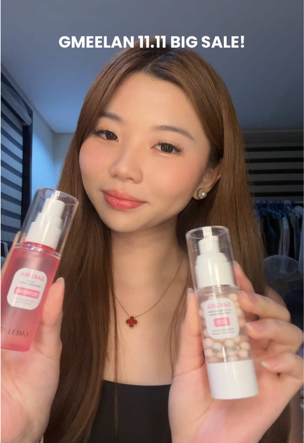 My secret to confidently wearing sleeveless tops 24/7🤭 #gmeelan #gmeelanph #gmeelansakura #gmeelandeospray #gmeelanbrightening @GMEELAN_PH 