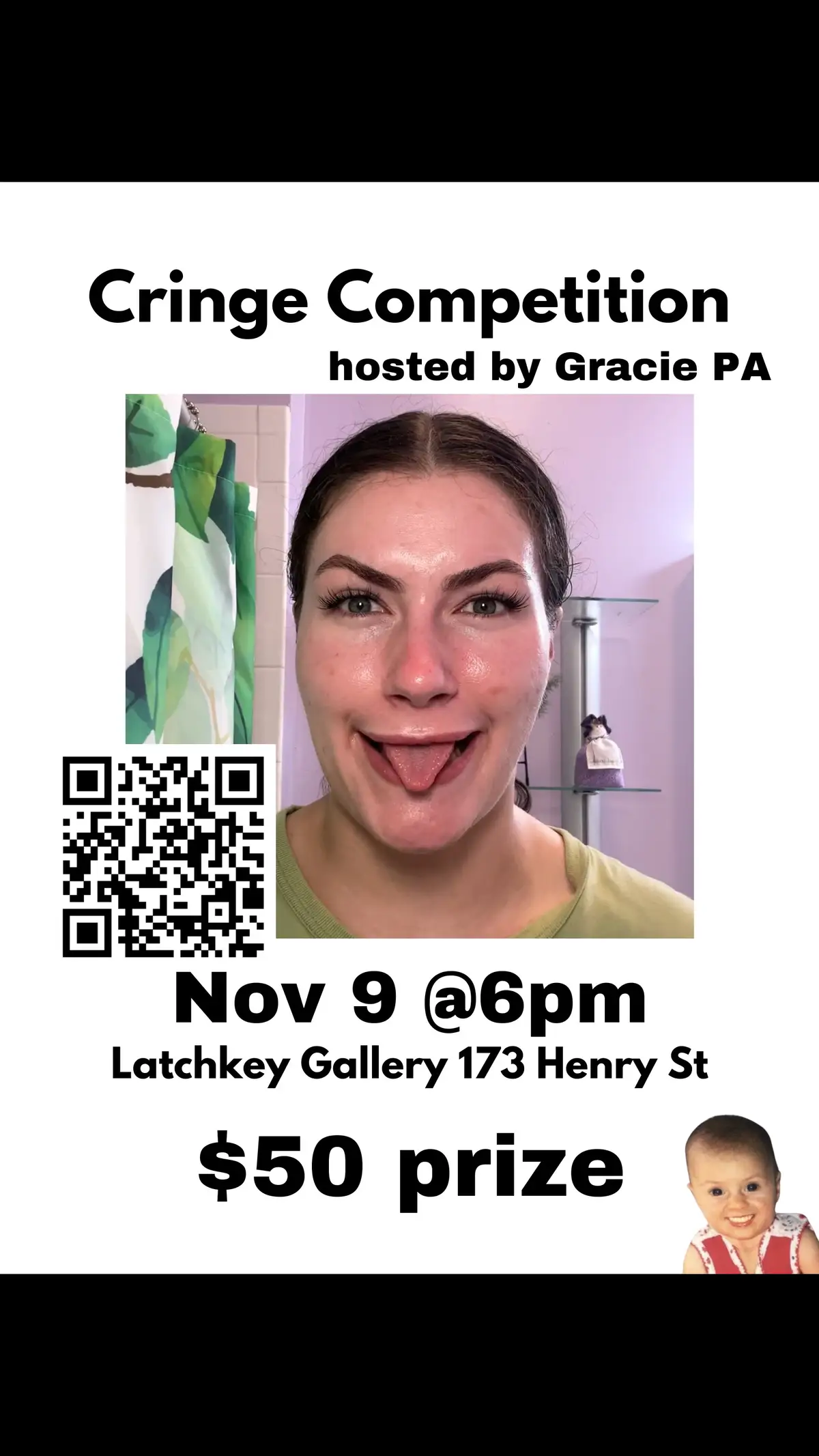 May the cringiest perwon win! #cringe #funny #comedy #pov #nyc #nycthingstodo #graciepa 