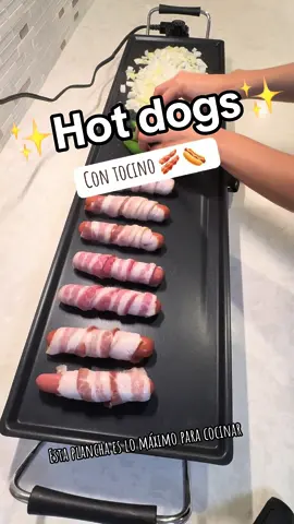 HotDogs para chuparse los dedos‼️‼️ 🤌🏼😍😍🌭🥓✨                               #hotdog #paratupagina #hotdogscontocino #tiktokshop #cocina #hotdogs #streethotdogs #fyp #griddle #griddlecooking #tiktokshopfinds #cookwithme #lovex#cooking #paratii 