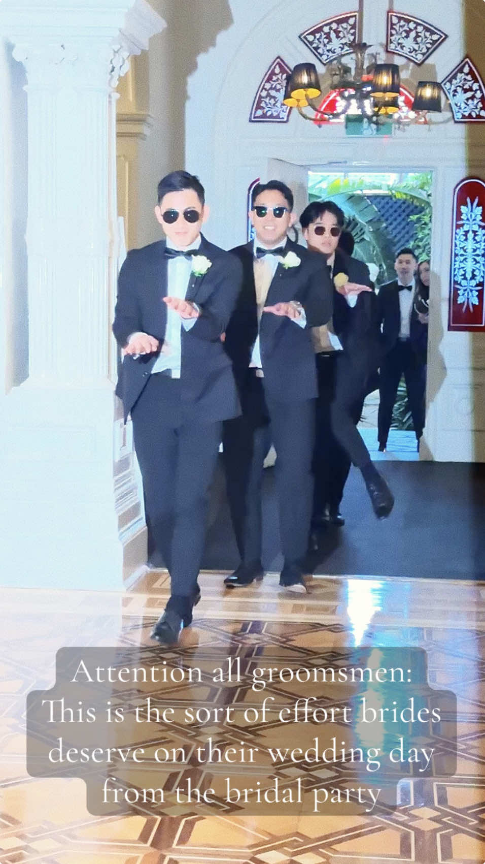 ATTENTION FUTUTE GROOMSMEN: This is the type of effort your brides wants/deserves 😍 #APT #groomsmen #groomsmendance #groomsmenentrance #wedding #entrance #funny 