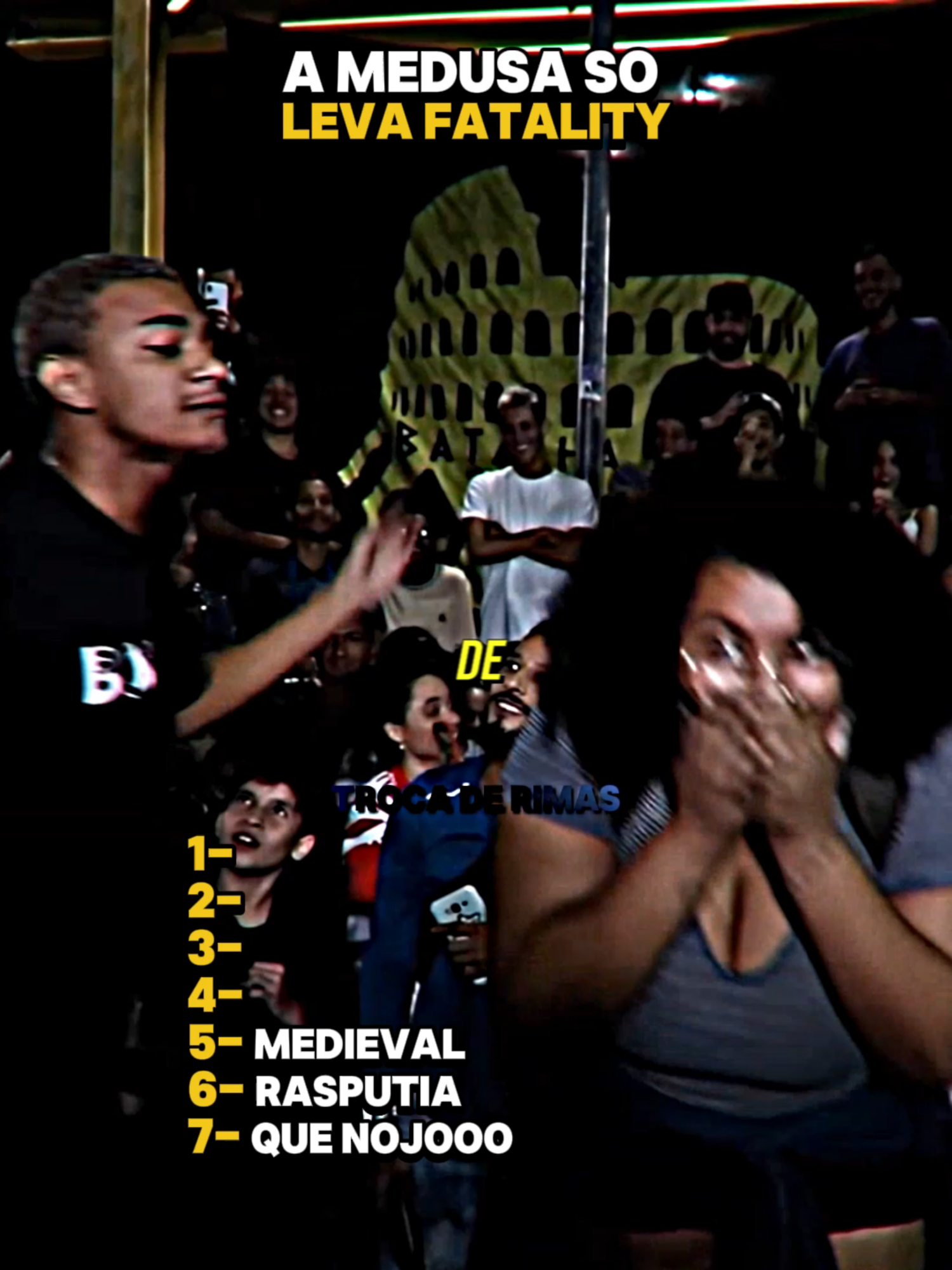 medusa so toma fatality kkkk#batalhaderima