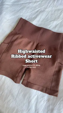 ✨ Obsessed with these highwaisted ribbed activewear shorts! Perfect for lounging, workouts, or stylish casual look. #bikershorts #OOTD #activewear #fashiontiktok #fallfashionfinds #wardrobeessential 
